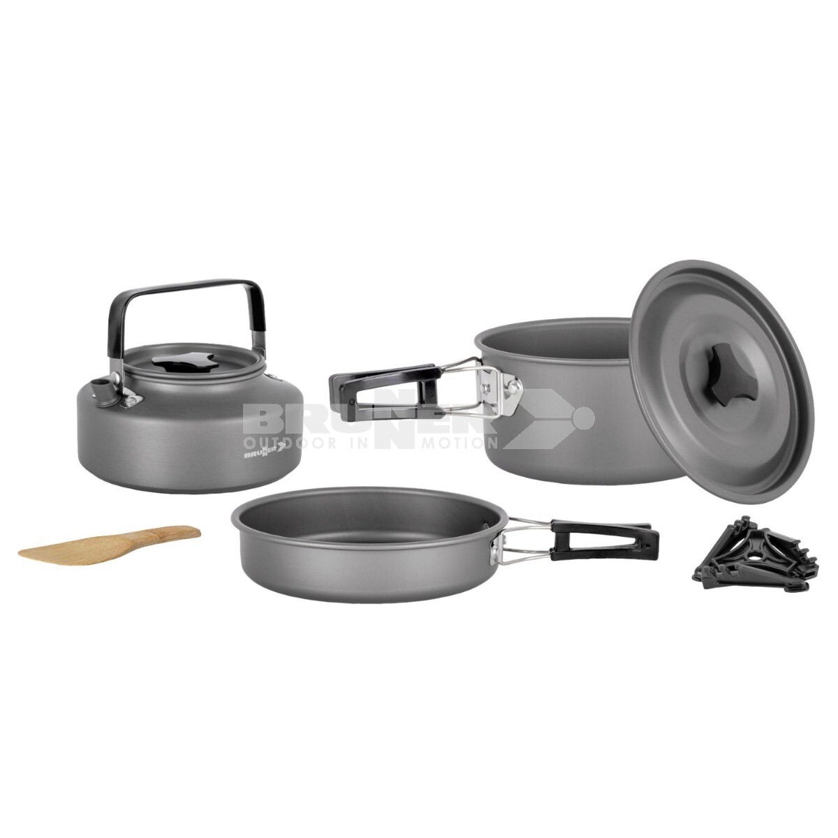 BRUNNER - Kit pentola in allumino Packpot Ultralite 18