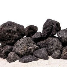 Aquarium Natursteine Lavastein schwarz 10 Kg ...