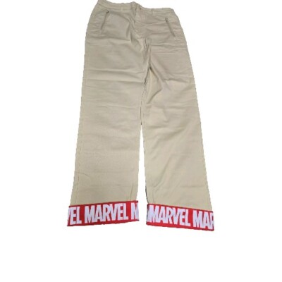 Disney / Marvel Mens Khaki Pants Trousers Adults Beige Size 34'' X 29'' NEW