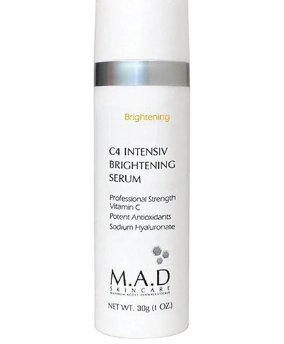 M.A.D. Skincare C4 INTENSIV BRIGHTENING SERUM 1oz NEW SEALED IN BOX Full Size