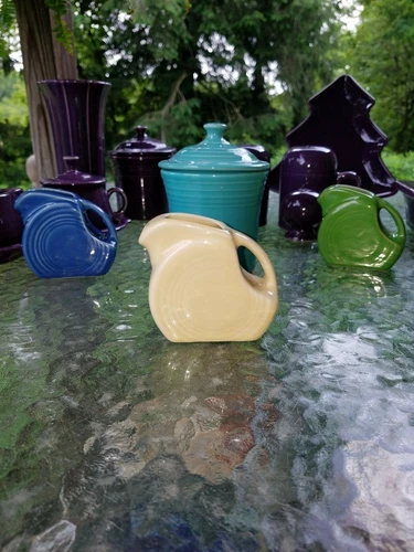 MINI DISK PITCHER creamer ivory NEW FIESTA  5 OZ. new