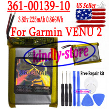 Original 225mAh Battery 361-00139-10 Battery For Garmin VENU 2 GPS Watch 45mm