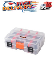 22-Compartment Plastic Double Sided Small Parts Organizer  22 compartments