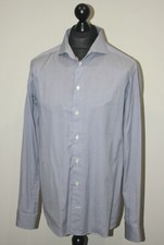 Eton Slim fit mens shirt Size 44 17 1/2