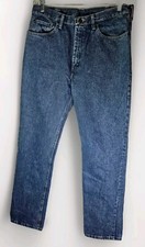 Wrangler Mens Blue Denim Jeans Size 36W 36L Straight Leg Cowboy Classic Work