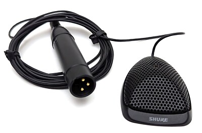 Shure MX391/0 Omnidirectional Condenser Microphone with Microflex XLR Adapter