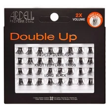 ARDELL Double Up Trios Knotted Eyelashes Individual Flare Lashes Long