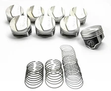SPEED PRO Forged 21cc Dome Pistons/8+CAST Rings for Chevy BB 396 325/350HP .060
