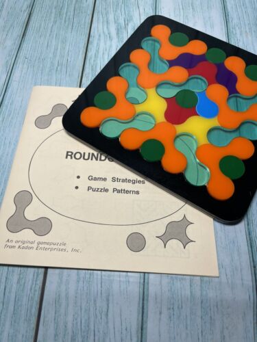 1986 Kadon ROUNDOMINOES Game pattern Puzzle Brain Problem solving Educational - Picture 1 of 5