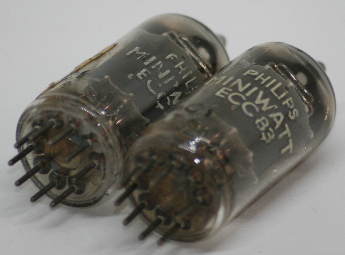 ecc83 mullard d getter tube s mC1 nos 12ax7 pair b339 b759 ecc803s