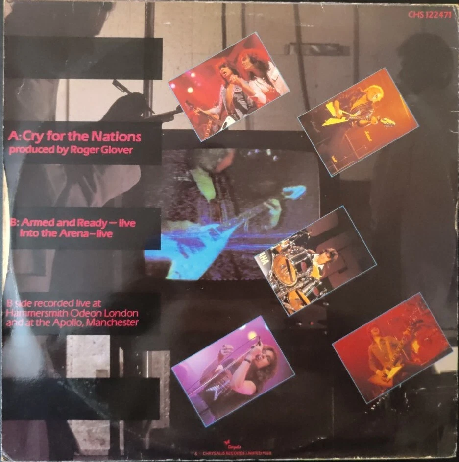 MSG Cry For The Nations Vinyl Record VG+/G+ CHS122471 1980 - Image 2 of 2