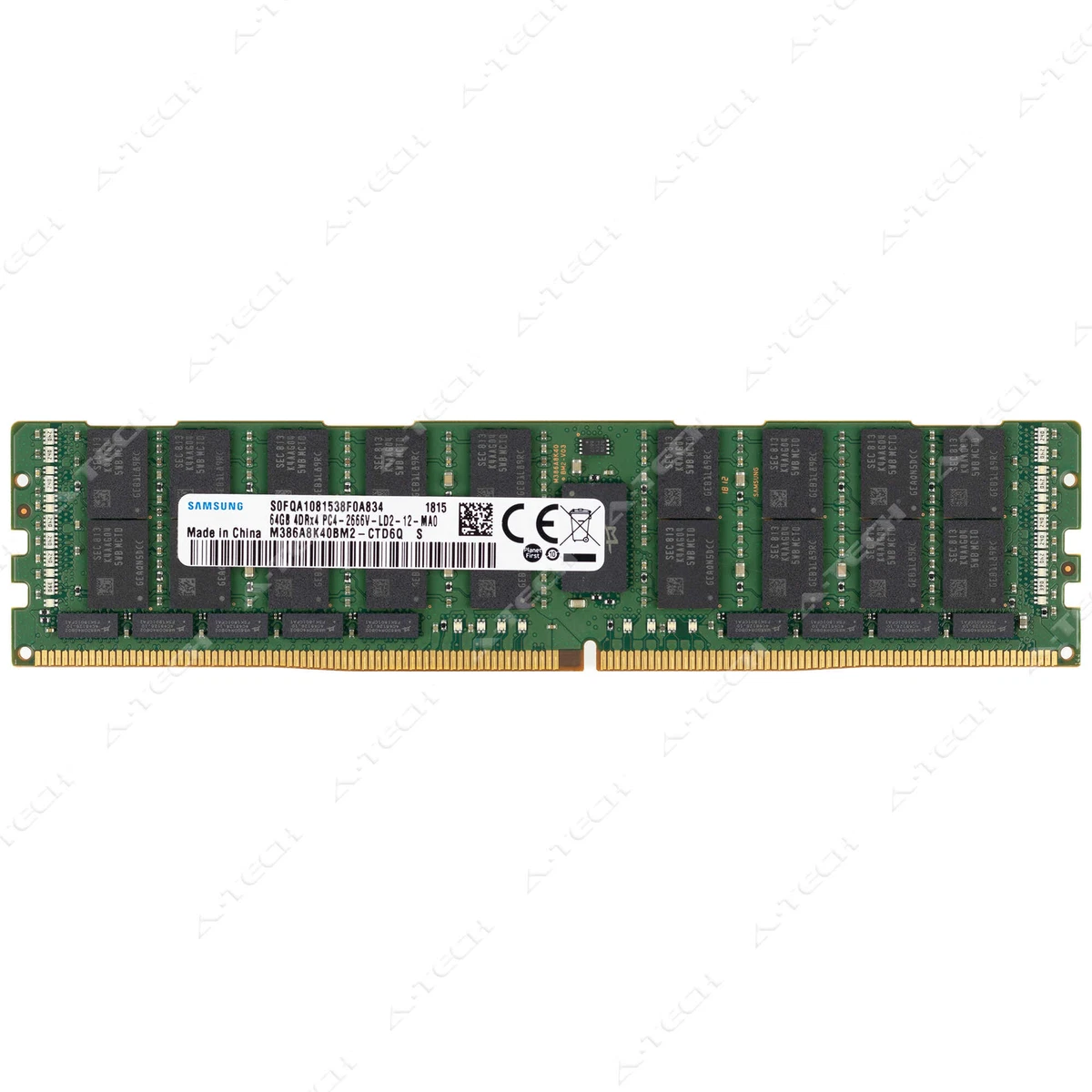 PC4-21300 (DDR4-2666) Bus Speed Computer RAM 64 GB Total Capacity