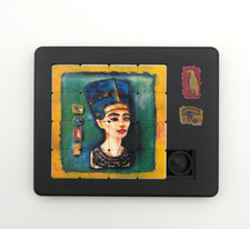 Schiebepuzzle Nofretete PUSSYCAT Ägypten Pharao vollständig Rarität