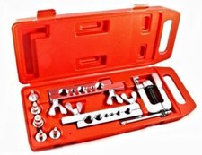 Kit Pagliettatrice/Cartellatrice/Flangiatubi/Svasatrice/Alesatrice per tubi con 