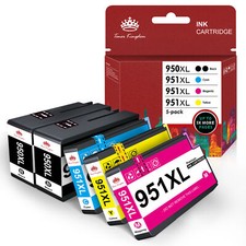 5PK Ink Cartridges for HP 950XL 951XL OfficeJet Pro 8600 8100 8610 8620 8630