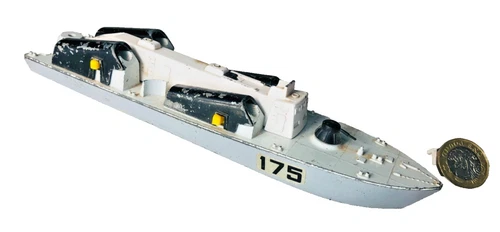 Toy Car Dinky Missile Boat OSA 2 Metal Vintage ncb