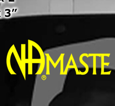 Na Sticker Narcotics Anonymous NA NAMASTE Transparent Sticker / Decal NEW | eBay