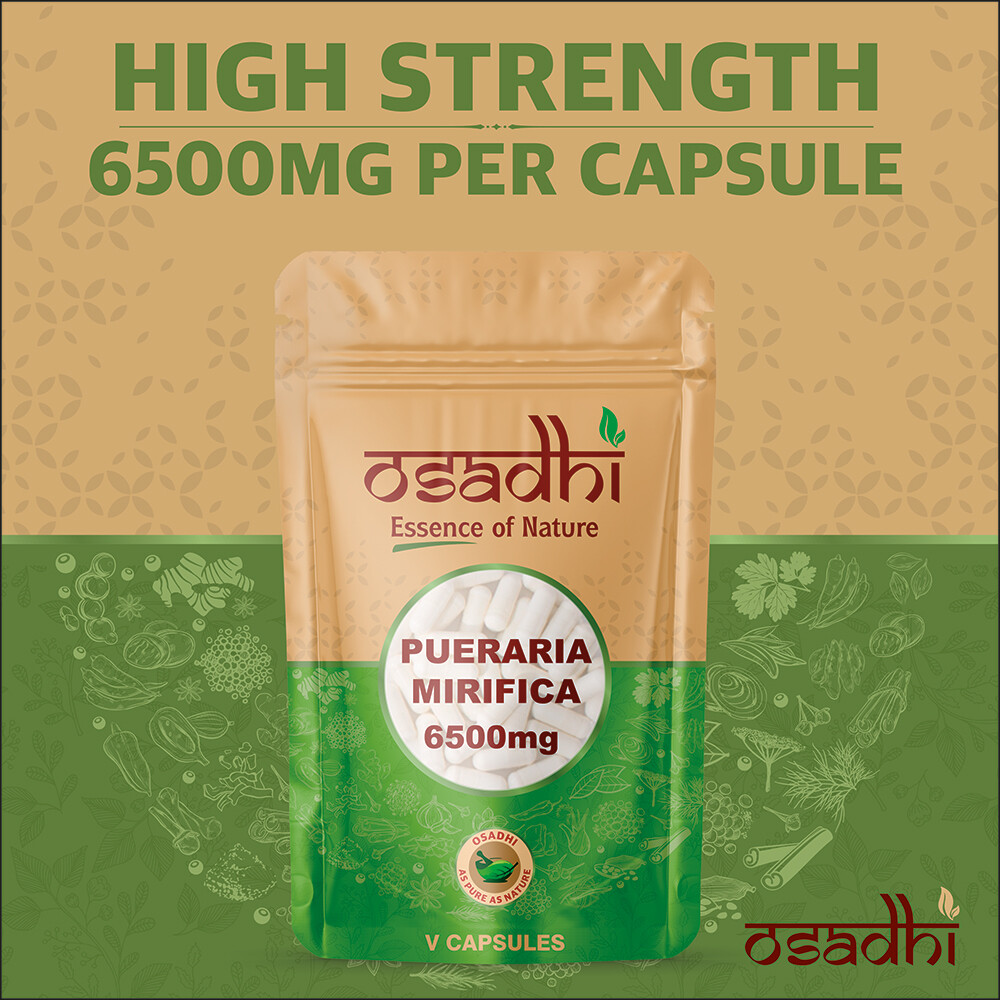 Capsule Vegane Pueraria Mirifica 6500mg per Ingrandimento Seno foto 2