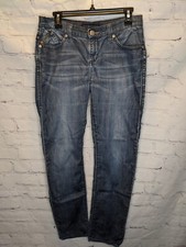 ROCK  REPUBLIC Medium Wash Straight Stretch Skinny Jeans - Size 8L
