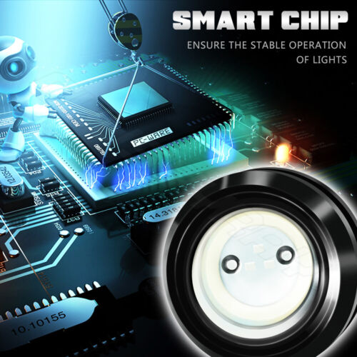 4Pcs Blue DC 12V Eagle Eye LED Daytime Running DRL Backup Light Car Rock Lamp - Foto 6 di 9