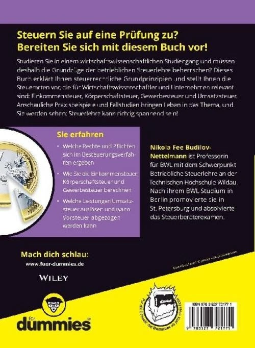 Steuerlehre für Dummies ~ Nikola Budilov-Nettelmann ~  9783527721771 - Bild 2 von 4