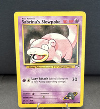 Wizards of the Coast Sabrina's Slowpoke 95/132 Gym Heroes Common 50 HP English on eBay
