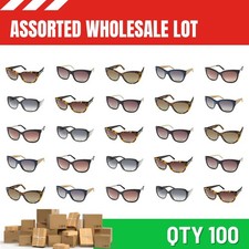 WHOLESALE ASSORTED LOT 100 FLOWER SUNGLASSES budget optician mixed styles resell