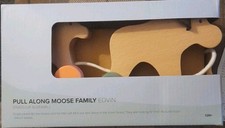 KID'S CONCEPT - Pull Along Moose Family EDVIN Imaginative Play New