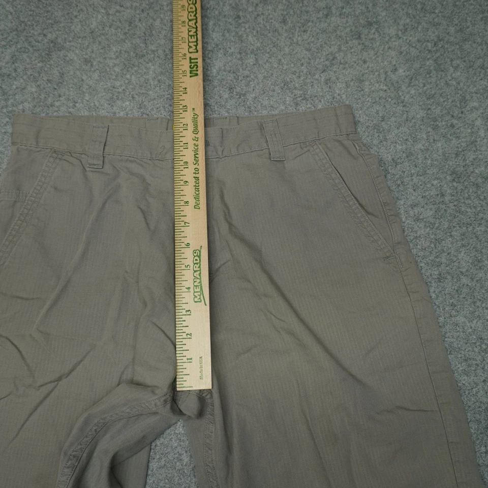 Pantalones Cortos Under Armor MTN Para Hombre Talla 34 Caqui Gris Chino Bolsillos Cremallera Mosca Foto 3 de 4