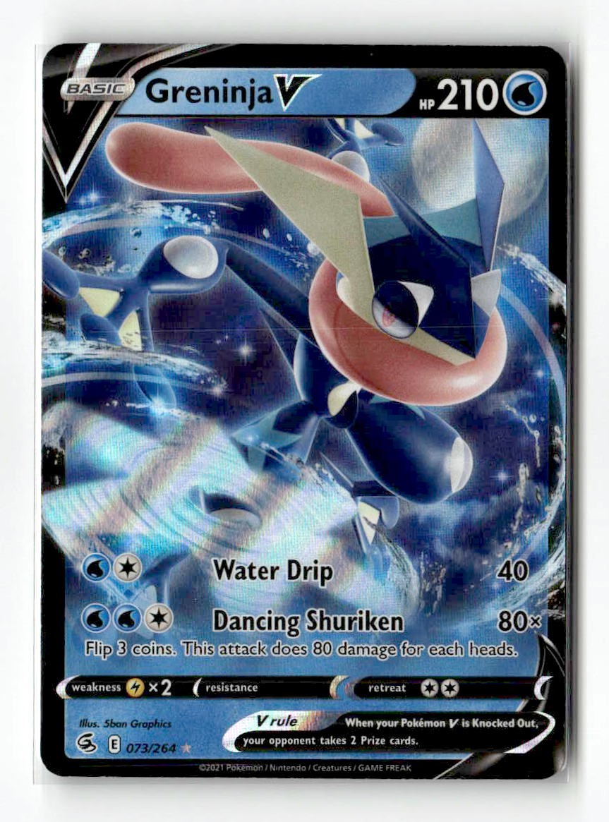 Greninja V 073/264 Fusion Strike V Rare NM