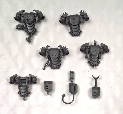 Emperor's Children: 5 Power packs from Tormentors model kit Warhammer 40K back