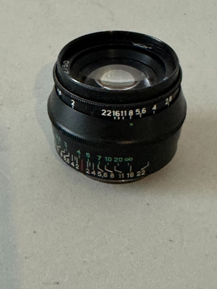 Russische Objektiv Jupiter-8 50mm F2 Manual Focus Standard Objektiv (Schwarz) - Bild 2 von 3