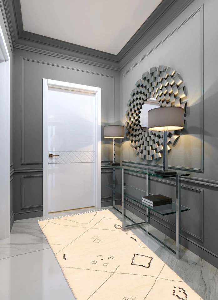 2'10" x 11'8" Vintage Hand-knotted Runner Rug Traditional Oriental Wool Carpet - Image 2 of 4