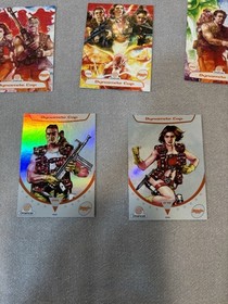 Limited Run Dreamcast Trading Cards Foil & Base Dynamite Cop lot of 5