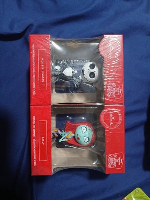Hallmark Disney Nightmare Before Christmas Jack Skellington & Sally Ornaments...