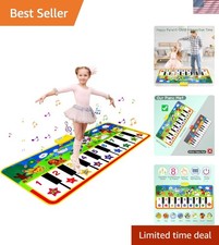 53'' x 23'' Interactive Piano Mat for Toddlers - 8 Animal Sounds  Bright Colors
