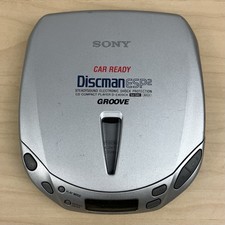 Vintage Sony Discman D-E409CK CD Player ESP2 Car Ready Groove FOR PARTS 