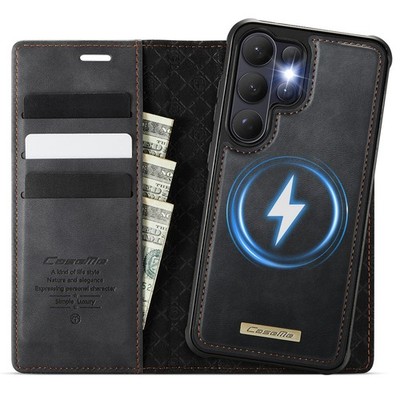 CaseMe 2in1 Leder Geldbeutel Tasche MagSafe Cover Hülle fr Samsung S25 S26 Ultra