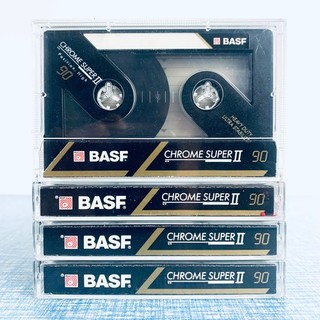4 x BASF Chrome Super II 90 (1991) · Tipo II · Cassettes