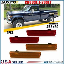 Amber Red Front Rear Fender Side Marker Light For Jeep Cherokee Sj J10 J20 4-20x