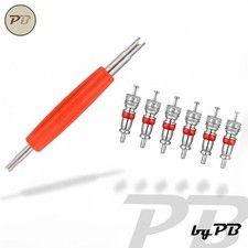 Ventileinsatz Ventildreher Ventilkappe Ventilschlüssel Autoventil+Fahrradventil