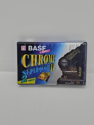 BASF Chrome II Super Quality 2 Stück Kassetten Neu OVP Leerkassetten Bespielen