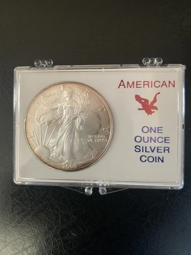 Better Date 2000 American Silver Eagle 1 Troy Oz .999 Fine Silver *444