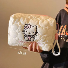 Kitty Large Capacity Makeup Bag Waterproof Travel Toiletry Organizer Cute Cartoo