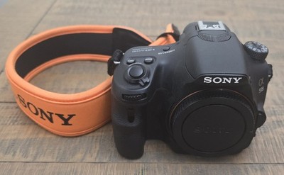 Sony A 58 Camera with multiple lenses, accessories, 4 batteries & charger & bag