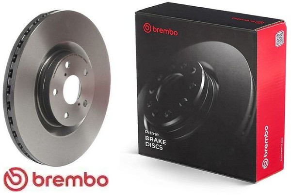 2X Bremsscheibe Brembo 09.D507.11 2 Bremsscheiben Vorderachse Vorne FüR Lexus-image