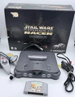 N64 Star Wars Episode 1 Pod Racer Console Bundle Controller System Game Box