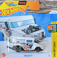 Mailed It Weiß - Hot Wheels 2024 - Art Cars - Neu Ovp