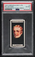 1923 Turf Cigarettes Conan Doyle Characters Green Back John Watson Dr PSA 6 04le
