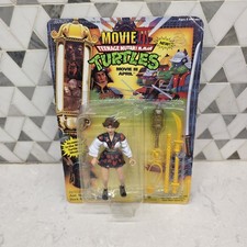 1992 TMNT Ninja Turtles Movie III April O'Neil Action Figure Playmates Sealed